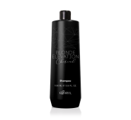 KAARAL CHARCOAL šampūnas su anglimi šviesintiems, balintiems plaukams, 1000 ml